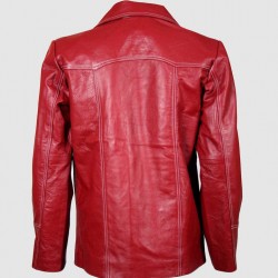 Classic Red Leather Coat Classic Red Leather Coat