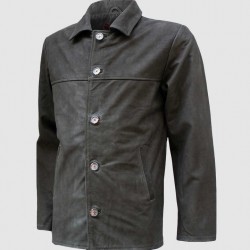 Classic Vintage Style Nubuck Men Leather Jacket