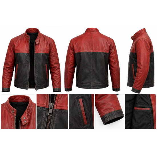 Clayface Tom Rhys Harries Matt Hagen Leather Jacket Clayface Tom Rhys Harries Matt Hagen Leather Jacket