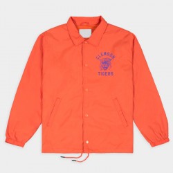 Clemson Tigers Vintage Logo Coaches Jacket