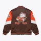 Cleveland Browns Throw It Back Heavyweight Satin Jacket