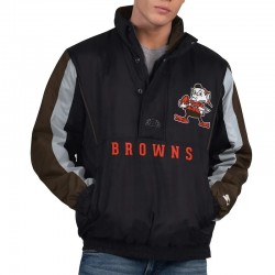 Cleveland Browns Thursday Night Gridiron Half-Zip Jacket