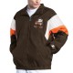 Cleveland Browns Yard Line Brown Full-Zip Jacket Cleveland Browns Yard Line Brown Full-Zip Jacket