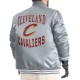 Cleveland Cavaliers Adaptive Bold Logo Varsity Satin Jacket