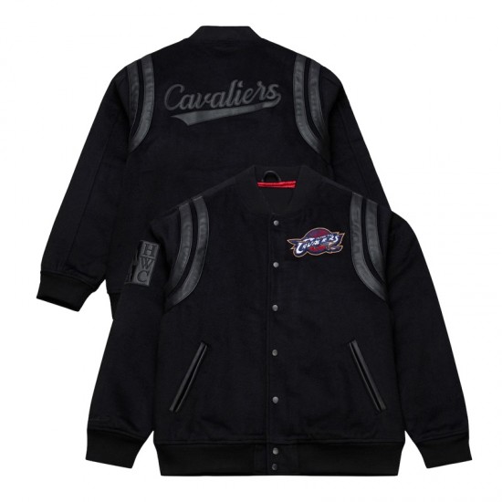 Cleveland Cavaliers Nights Walk The Tunnel Black Varsity Jacket