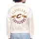 Cleveland Cavaliers Printed Logo Varsity Satin Jacket Cleveland Cavaliers Printed Logo Varsity Satin Jacket