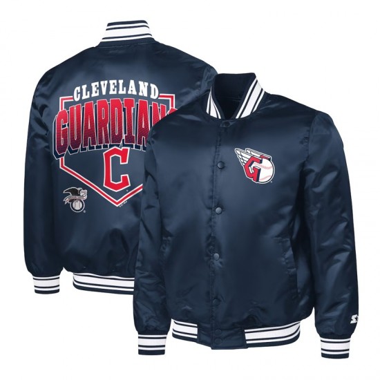 Cleveland Guardians Home Plate Printed Graphic Jacket