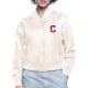 Cleveland Guardians Printed Logo Varsity Satin Jacket Cleveland Guardians Printed Logo Varsity Satin Jacket