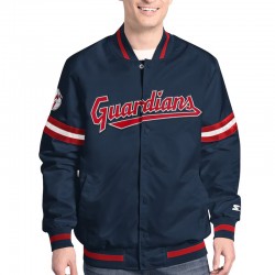 Cleveland Guardians Varsity Scout Satin Jacket