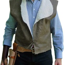 Clint Eastwood Spaghetti Western Leather Vest  Clint Eastwood Spaghetti Western Leather Vest