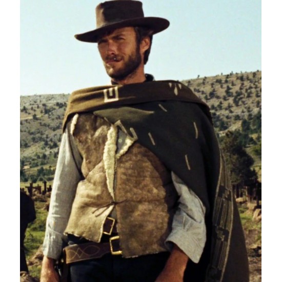 Clint Eastwood Spaghetti Western Leather Vest Clint Eastwood Spaghetti Western Leather Vest