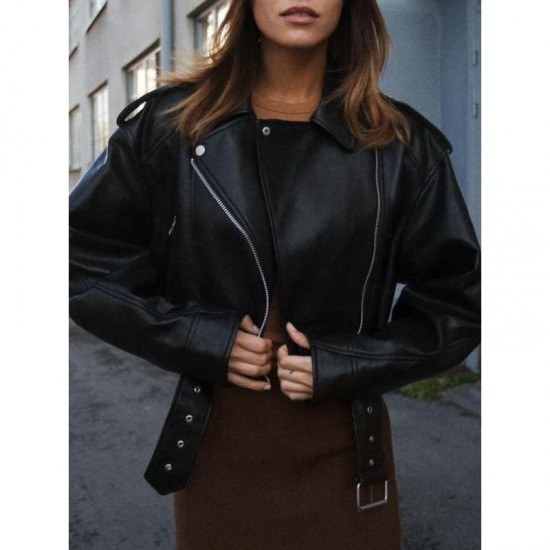 Cobra Kai S06 Peyton List Leather Jacket Cobra Kai S06 Peyton List Leather Jacket