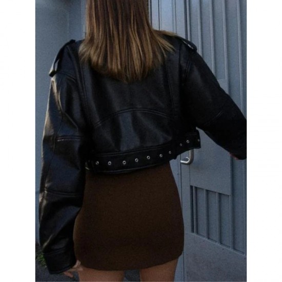 Cobra Kai S06 Peyton List Leather Jacket Cobra Kai S06 Peyton List Leather Jacket