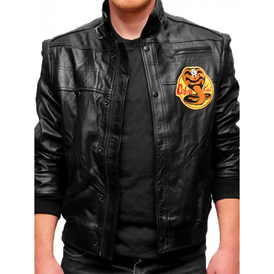 Cobra Kai Karate Kid Red Leather Jacket
