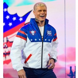 Cody Rhodes Stars & Stripes Nightmare Windbreaker Jacket