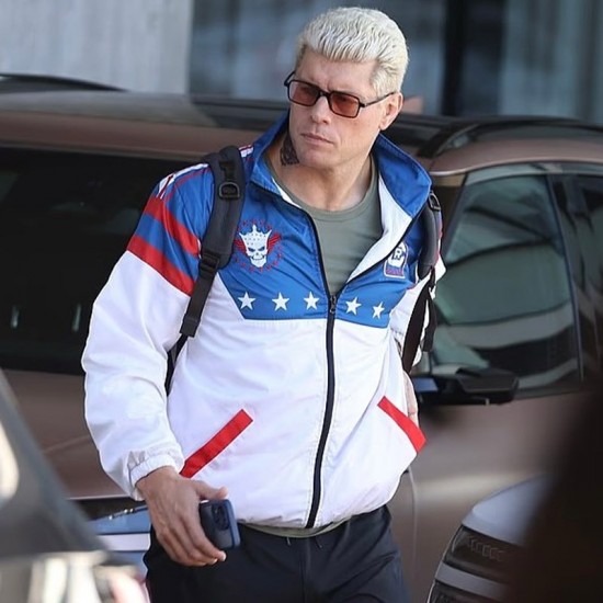 Cody Rhodes Stars & Stripes Nightmare Windbreaker Jacket
