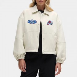 Colorado Avalanche Heathered Bone Coach’s Jacket