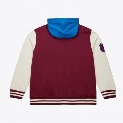 Colorado Avalanche Rinkside Varsity Fleece Jacket Colorado Avalanche Rinkside Varsity Fleece Jacket