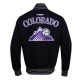Colorado Rockies Eggshell/Black Game Day Jacket with Current Logo