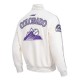Colorado Rockies Eggshell/Black Game Day Jacket with Current Logo
