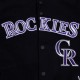 Colorado Rockies Eggshell/Black Game Day Jacket with Current Logo