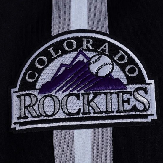 Colorado Rockies Eggshell/Black Game Day Jacket with Current Logo