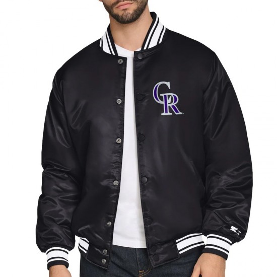 Colorado Rockies Home Plate Printed Graphic Jacket