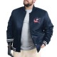Columbus Blue Jackets Adaptive Bold Logo Varsity Satin Jacket