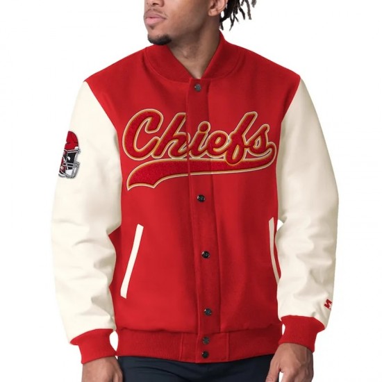 Complete Game Kansas City Chiefs Varsity Jacket Complete Game Kansas City Chiefs Varsity Jacket