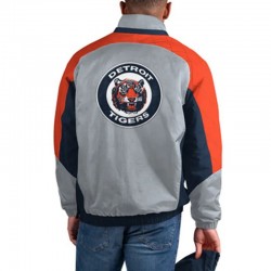 Cooperstown Detroit Tigers The Body Check Half-Zip Hooded Jacket Cooperstown Detroit Tigers The Body Check Half-Zip Hooded Jacket