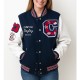Crawford High School Blue and White Varsity Jacket Crawford High School Blue and White Varsity Jacket