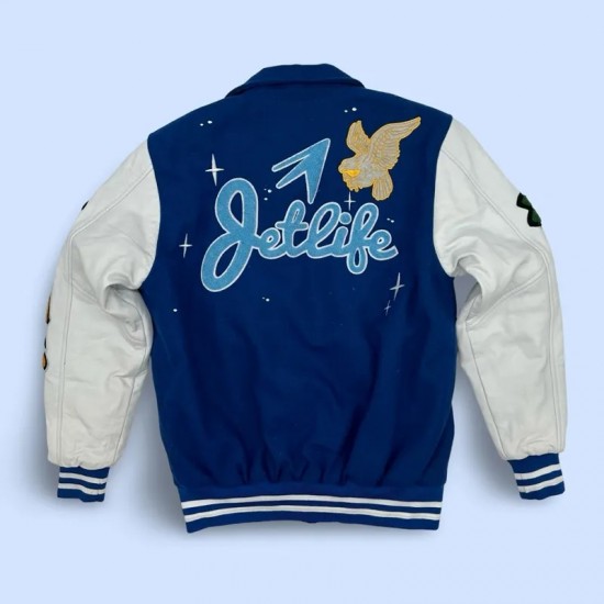 Cruise Jet Life Varsity Royal/White Jacket