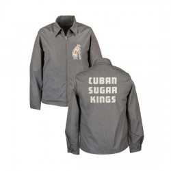 Cuban Sugar Kings Full Zip Grey Jacket Cuban Sugar Kings Full Zip Grey Jacket