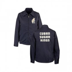Cuban Sugar Kings Full Zip Navy Blue Jacket Cuban Sugar Kings Full Zip Navy Blue Jacket