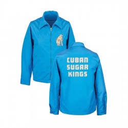 Cuban Sugar Kings Full Zip Sky Blue Jacket Cuban Sugar Kings Full Zip Sky Blue Jacket