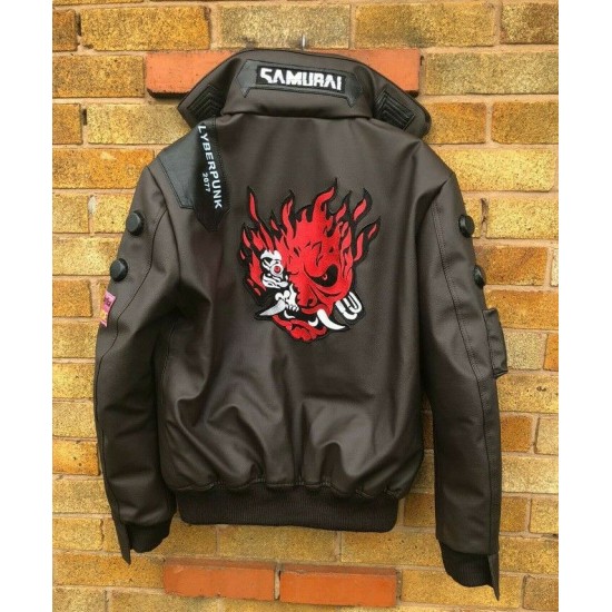 Cyberpunk 2077 V Samurai Leather Jacket