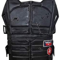 Cyberpunk 2077 Keanu Reeves Black Tactical Leather Vest Cyberpunk 2077 Keanu Reeves Black Tactical Leather Vest