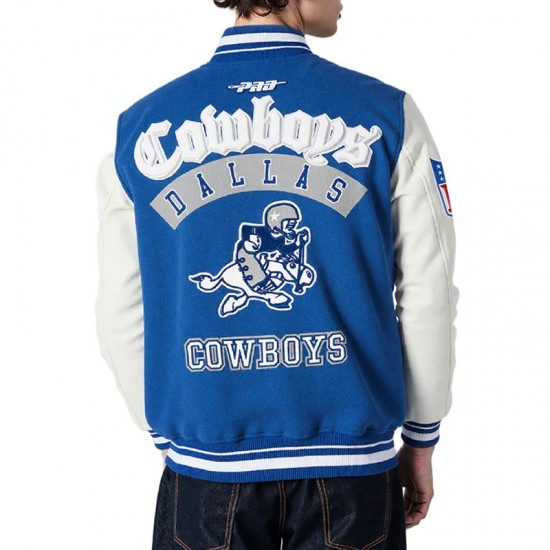 Dallas Cowboys Best of Classic Rib Varsity Jacket Dallas Cowboys Best of Classic Rib Varsity Jacket