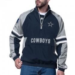 Dallas Cowboys Prospect Navy Half-Zip Pullover Jacket