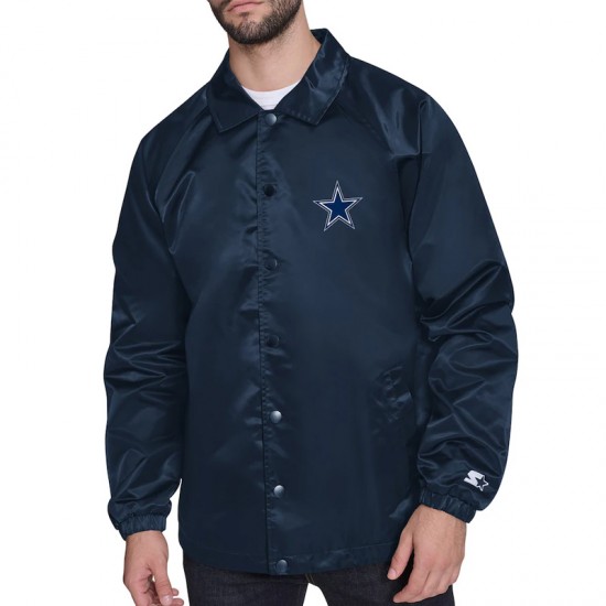 Dallas Cowboys Retro Logo Coaches Jacket