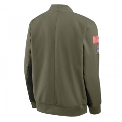 Dallas Cowboys Sideline Full-Zip Bomber Jacket