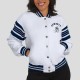 Dallas Cowboys Snap Front White Fleece Jacket Dallas Cowboys Snap Front White Fleece Jacket