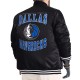 Dallas Mavericks Adaptive Bold Logo Varsity Satin Jacket