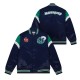 Dallas Mavericks Navy Heavyweight Satin Jacket
