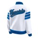 Dallas Mavericks Snap Front White Fleece Jacket Dallas Mavericks Snap Front White Fleece Jacket