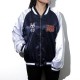 Dandadan Souvenir Navy and Silver Bomber Jacket Dandadan Souvenir Navy and Silver Bomber Jacket