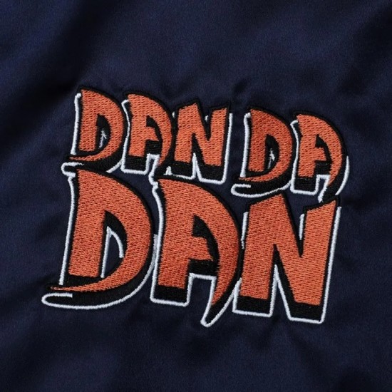 Dandadan Souvenir Navy and Silver Bomber Jacket Dandadan Souvenir Navy and Silver Bomber Jacket