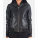Danielle Rose Russell Legacies Bomber Leather Jacket Danielle Rose Russell Legacies Bomber Leather Jacket