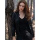 Danielle Rose Russell Legacies Bomber Leather Jacket Danielle Rose Russell Legacies Bomber Leather Jacket