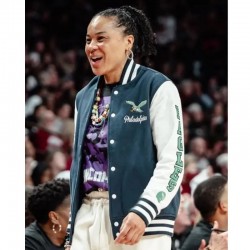Dawn Staley Philadelphia Eagles Varsity Jacket Dawn Staley Philadelphia Eagles Varsity Jacket